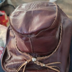 Vintage Leather Hat